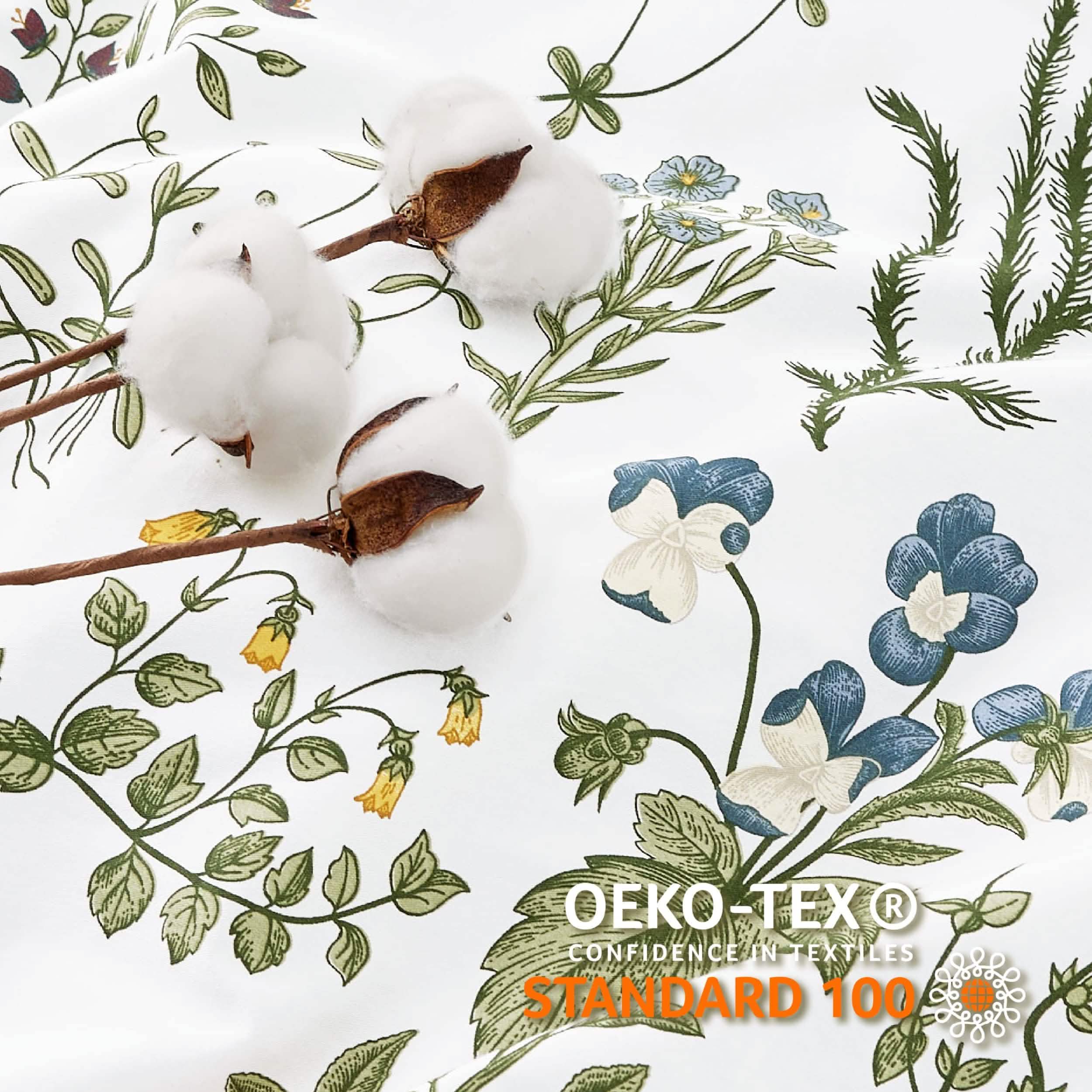 GentleSoft® 100% Cotton Patterned Duvet Cover Set