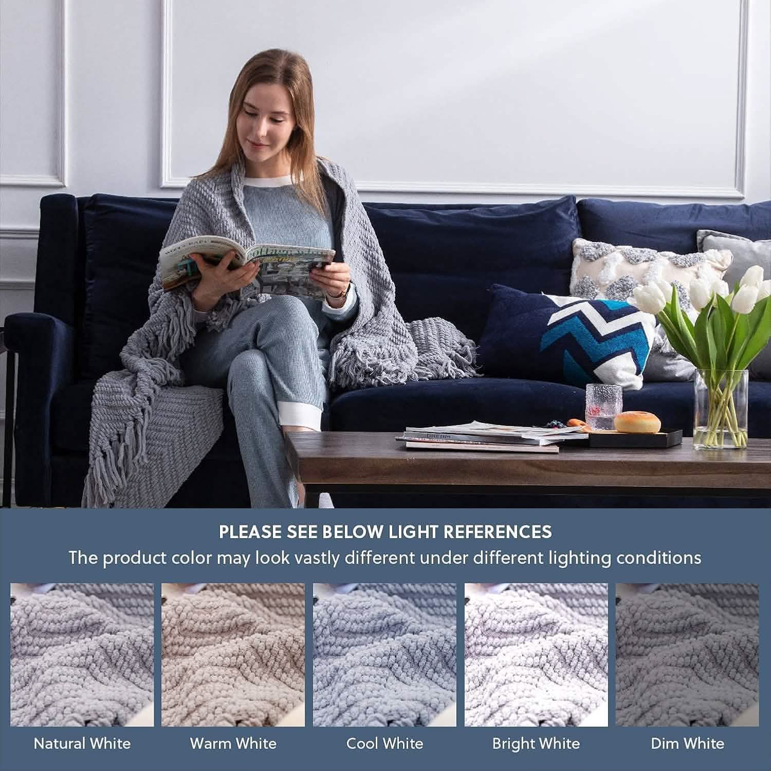 GentleSoft® GentleSoft Versatile Knit Woven Chenille Blanket