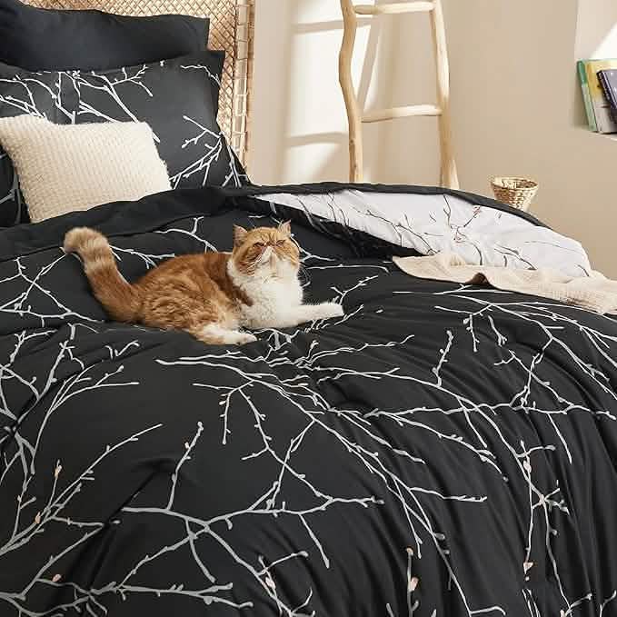 GentleSoft® Tree Branch Floral Pattern Bed-in-a-Bag