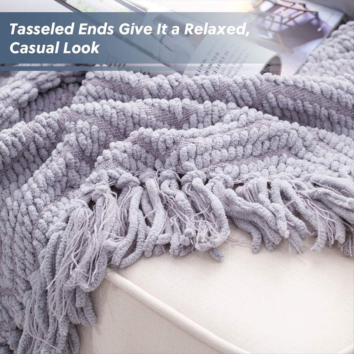 GentleSoft® GentleSoft Versatile Knit Woven Chenille Blanket