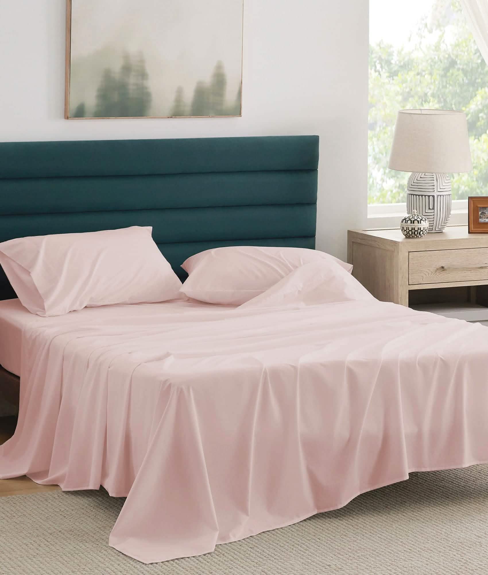 GentleSoft® Cotton Percale Weave Sheet Set
