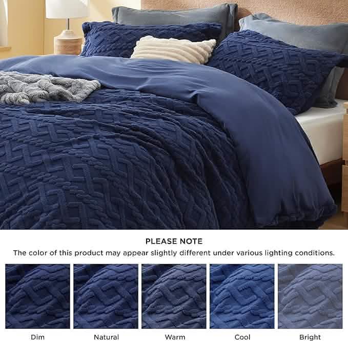 GentleSoft® Fluffy Boho Duvet Cover Set