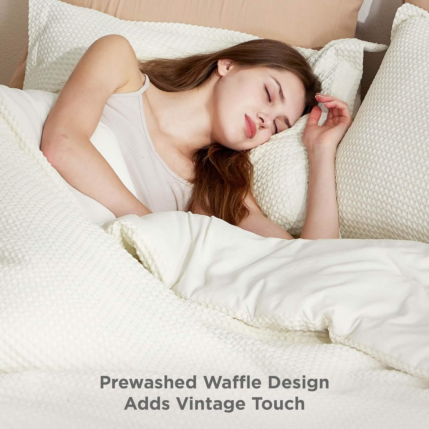GentleSoft® Classic Waffle Weave Comforter Set