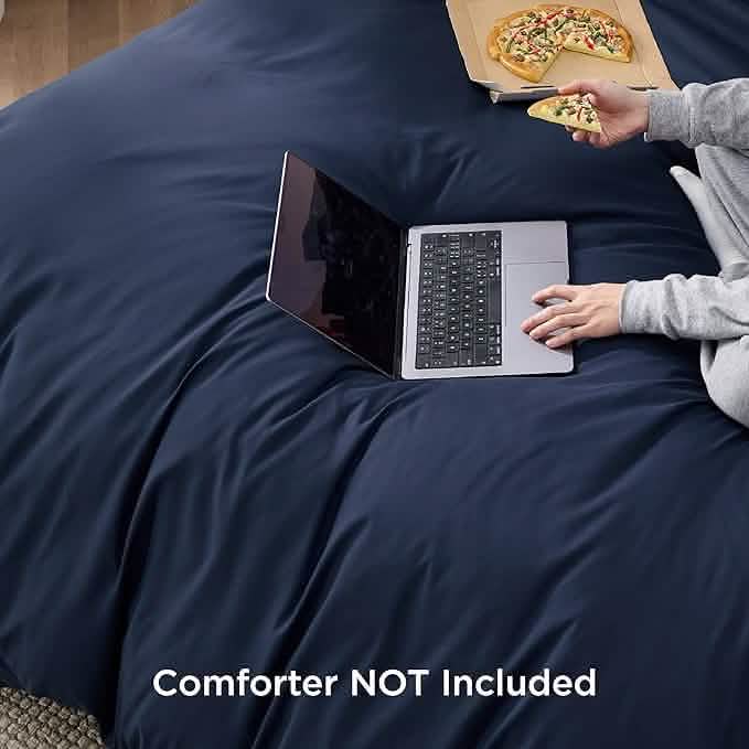 GentleSoft® Brushed Microfiber Duvet Cover Sets With Fitted Sheet