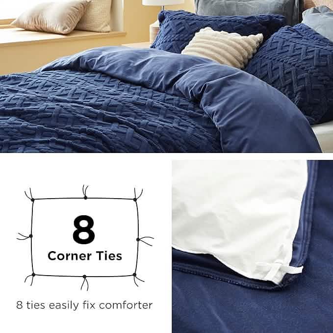 GentleSoft® Fluffy Boho Duvet Cover Set