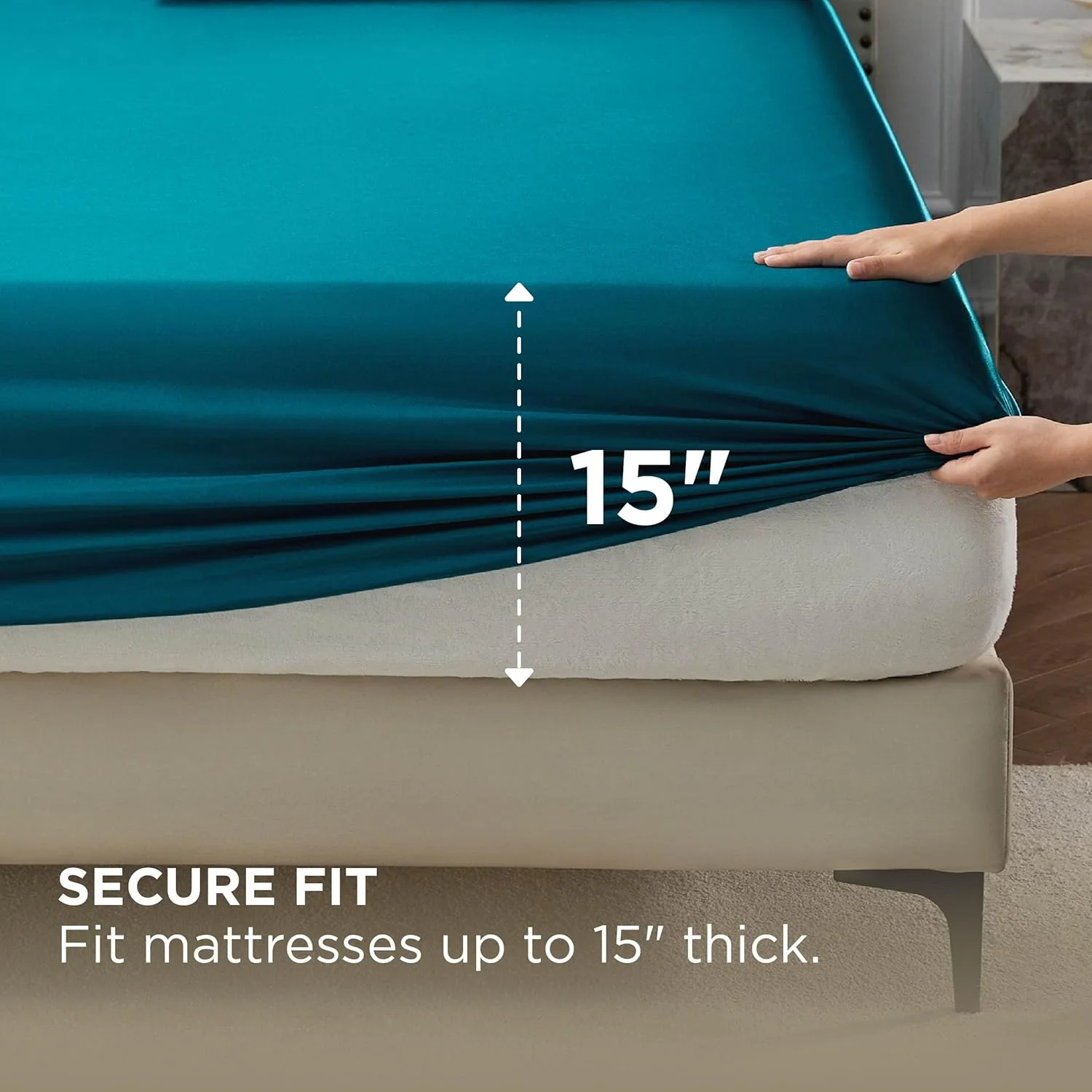 GentleSoft® Satin Fitted Sheet