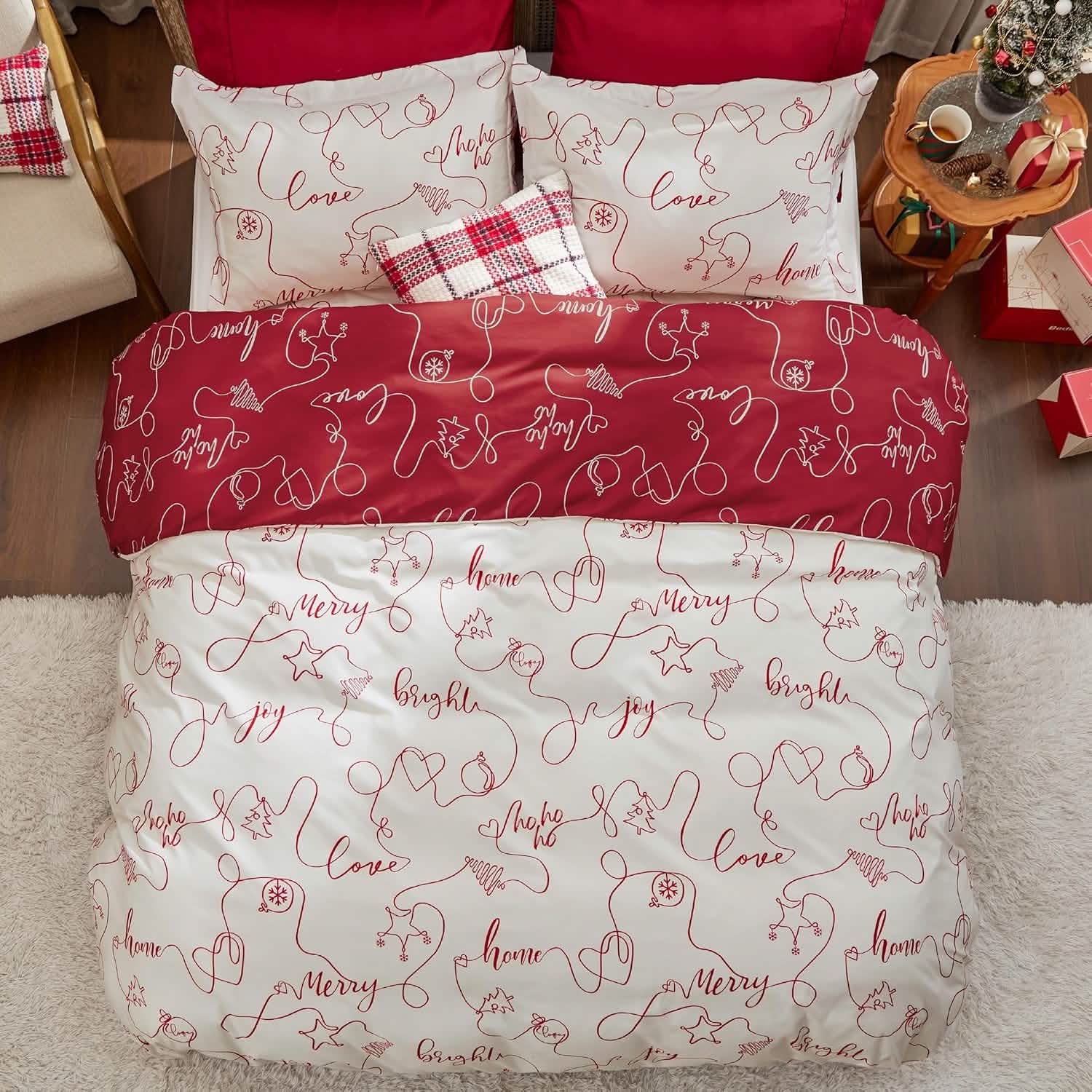 GentleSoft® Exquisite Christmas Duvet Cover Set