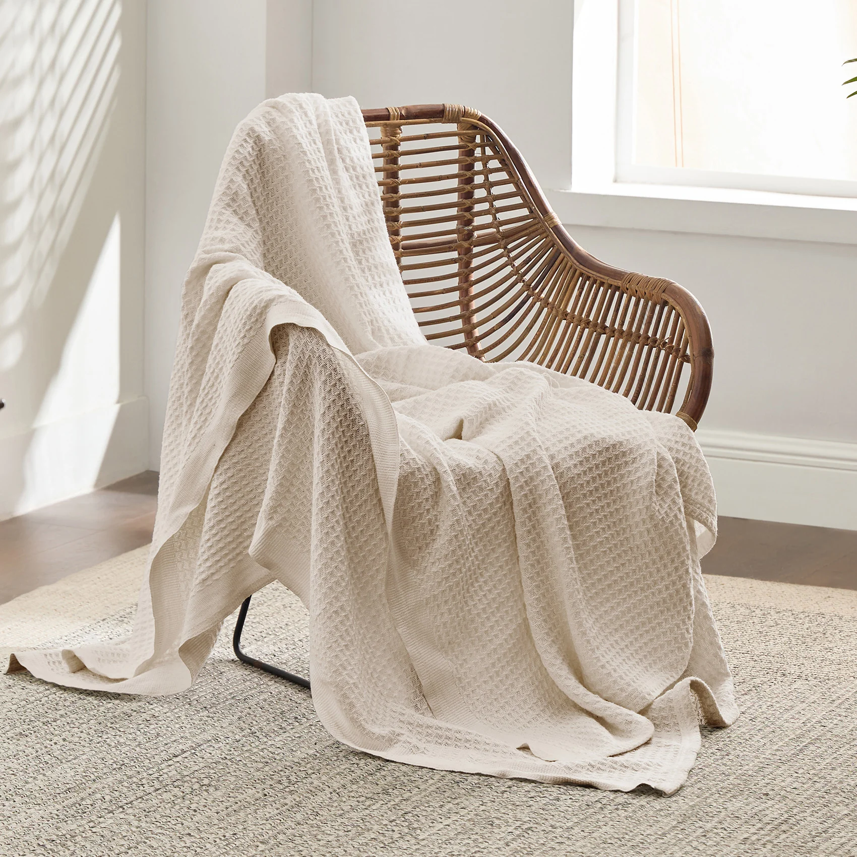 GentleSoft® Cotton Waffle Weave Blanket