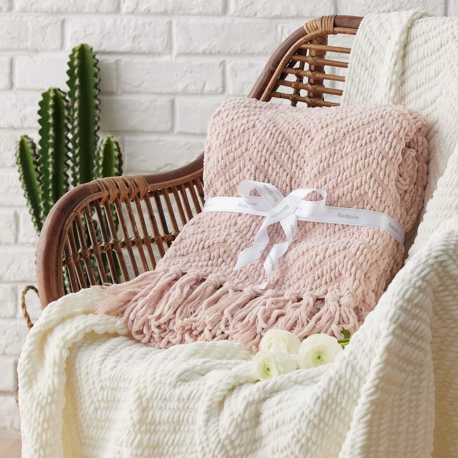 GentleSoft® GentleSoft Versatile Knit Woven Chenille Blanket