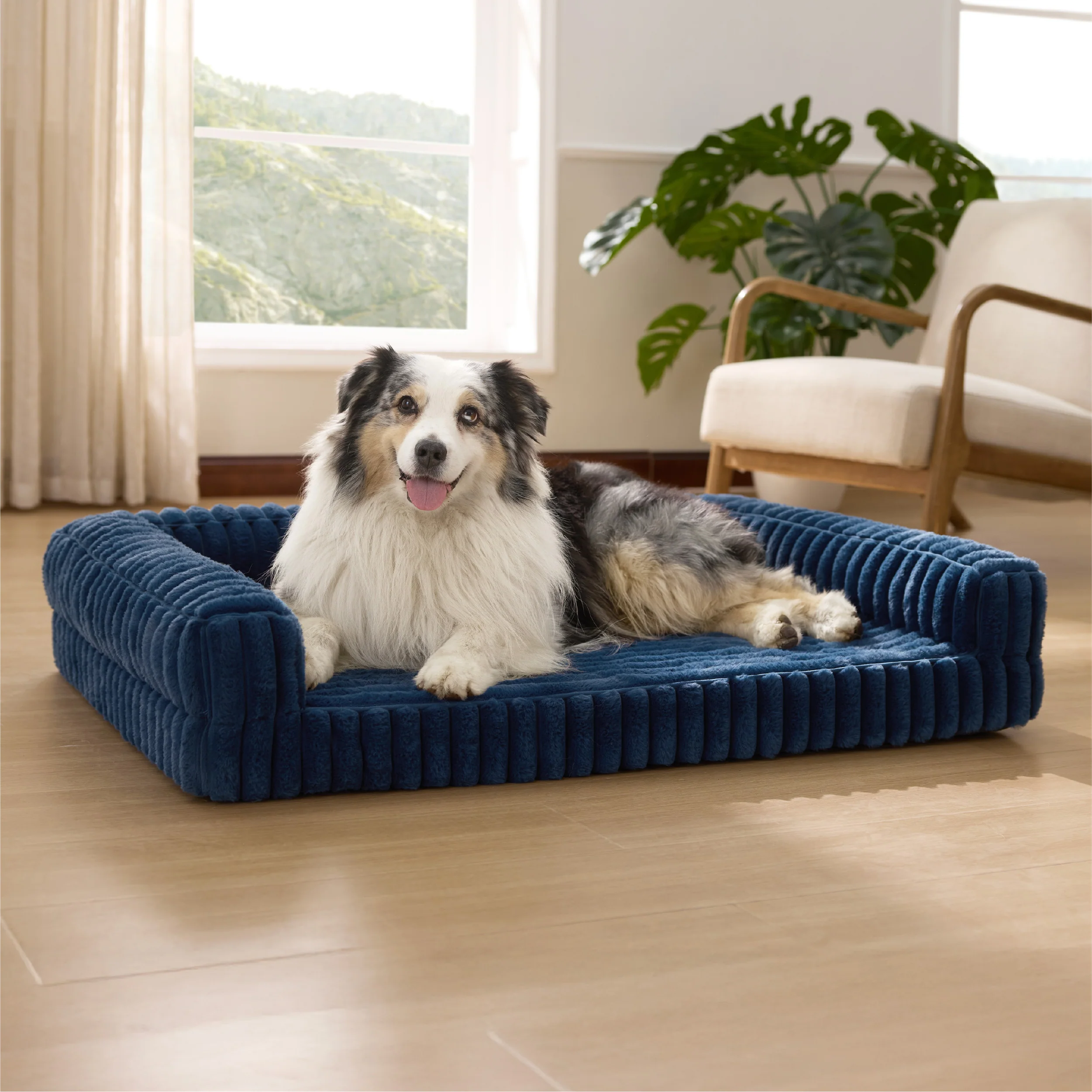 Corduroy Fleece Pet Sofa