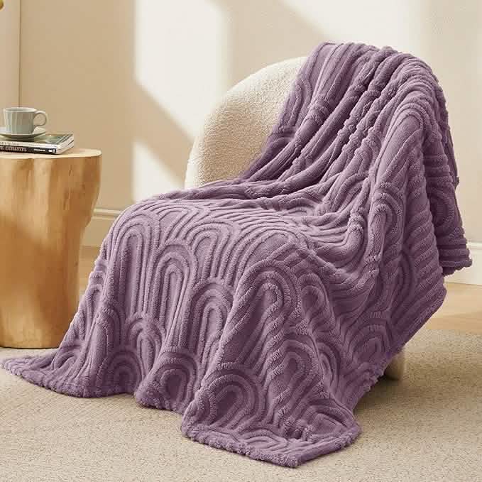 GentleSoft® Arch Shaggy Sherpa Fleece Blanket