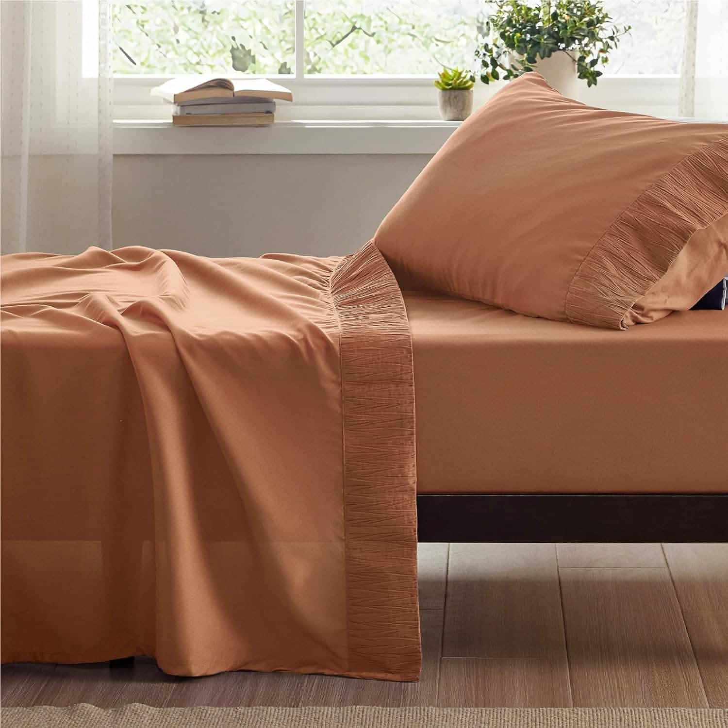 GentleSoft® Ruched Sheet Set