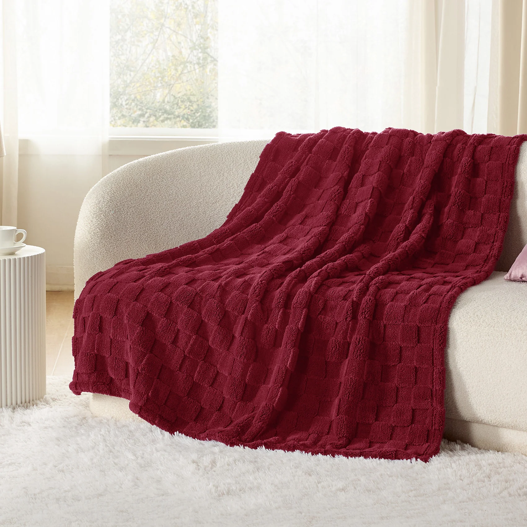 GentleSoft® Jacquard Shaggy Sherpa Blanket
