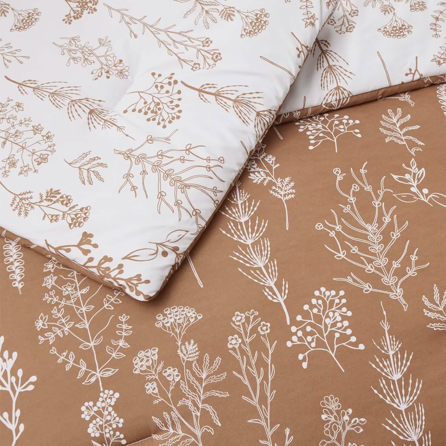 GentleSoft® Reversible Floral Print Comforter Set-2