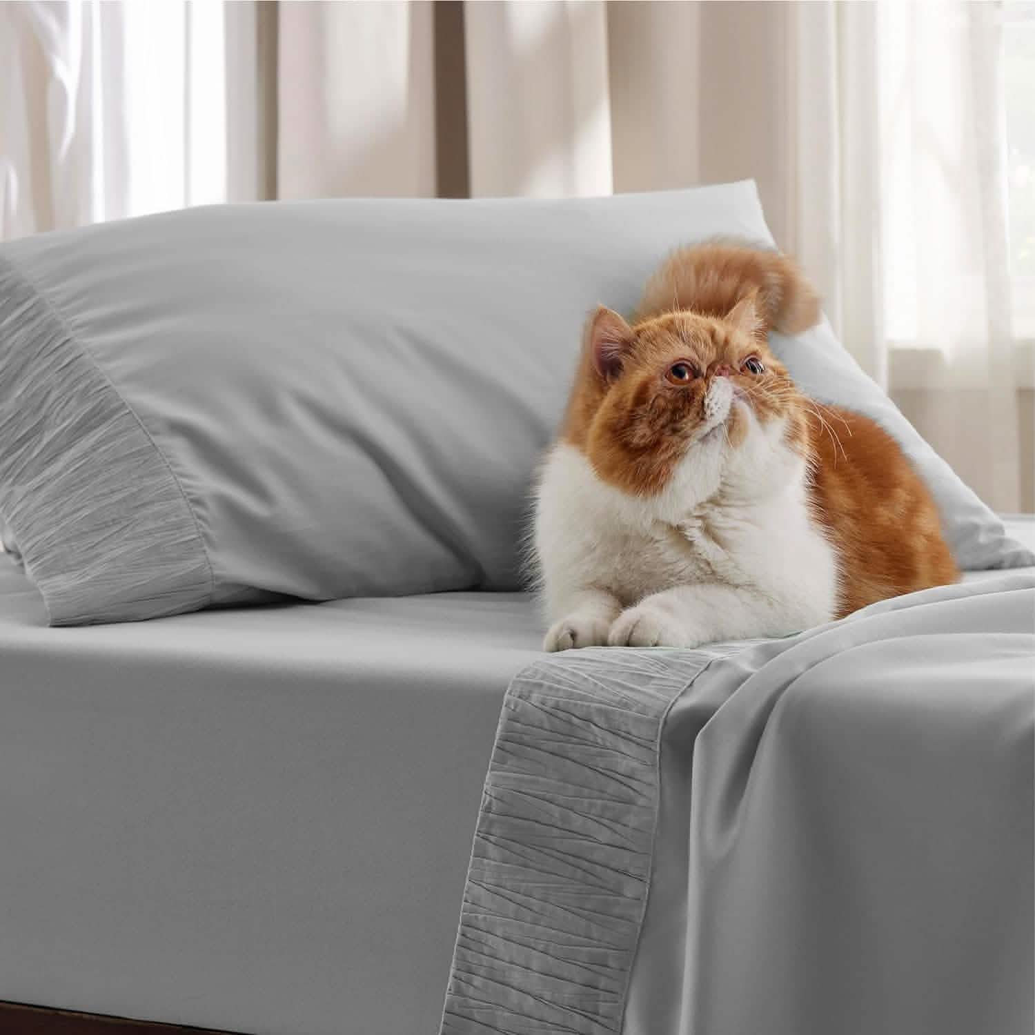 GentleSoft® Ruched Sheet Set