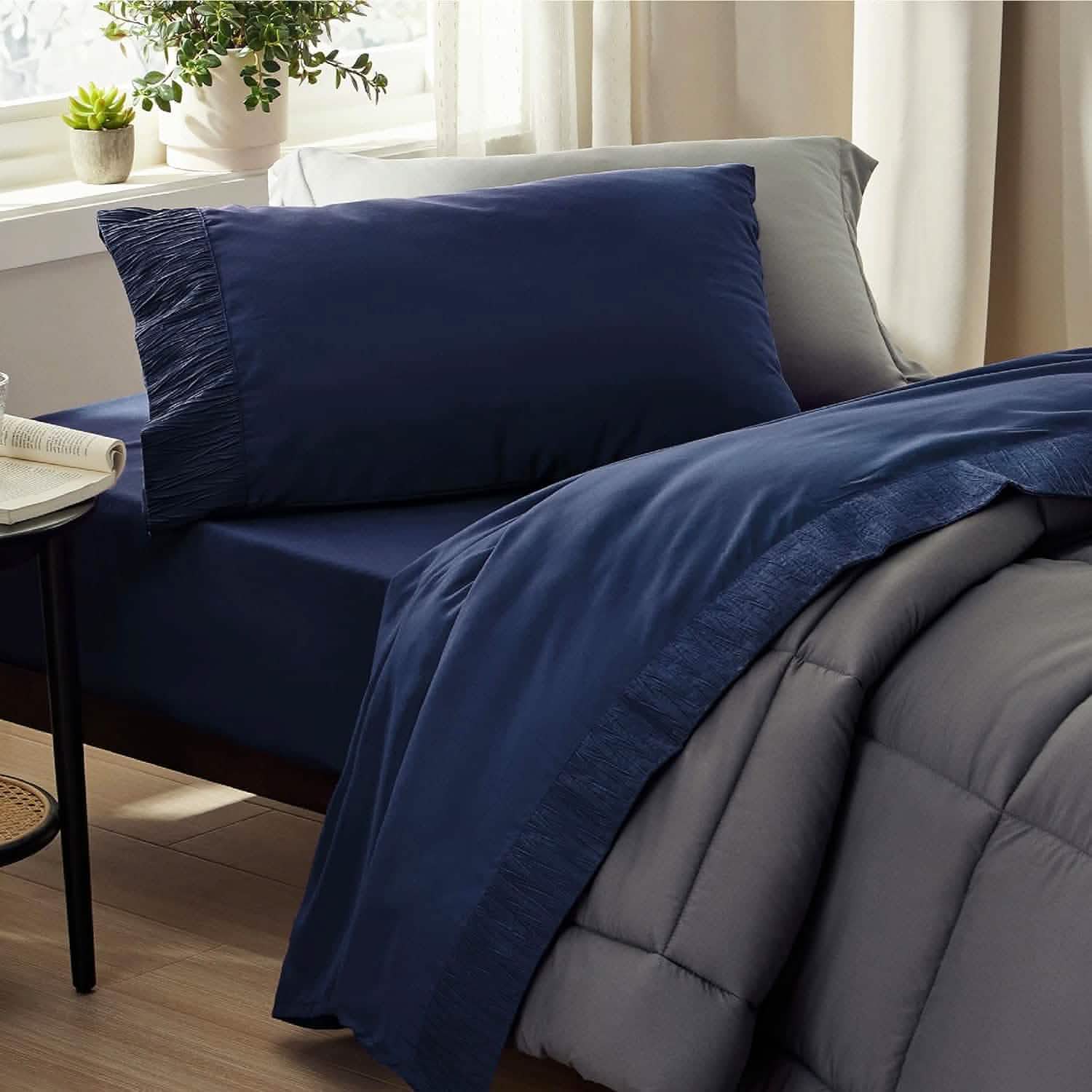 GentleSoft® Ruched Sheet Set