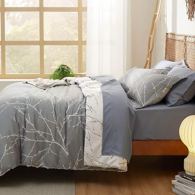 GentleSoft® Tree Branch Floral Pattern Bed-in-a-Bag