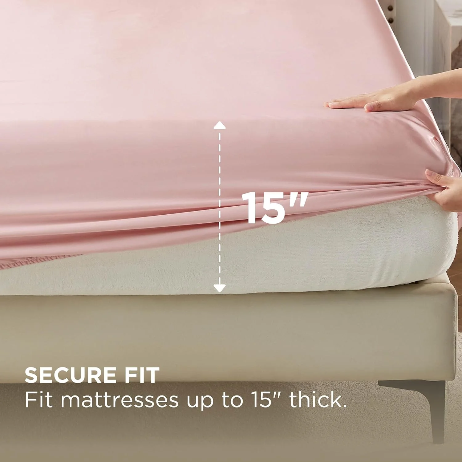 GentleSoft® Satin Fitted Sheet