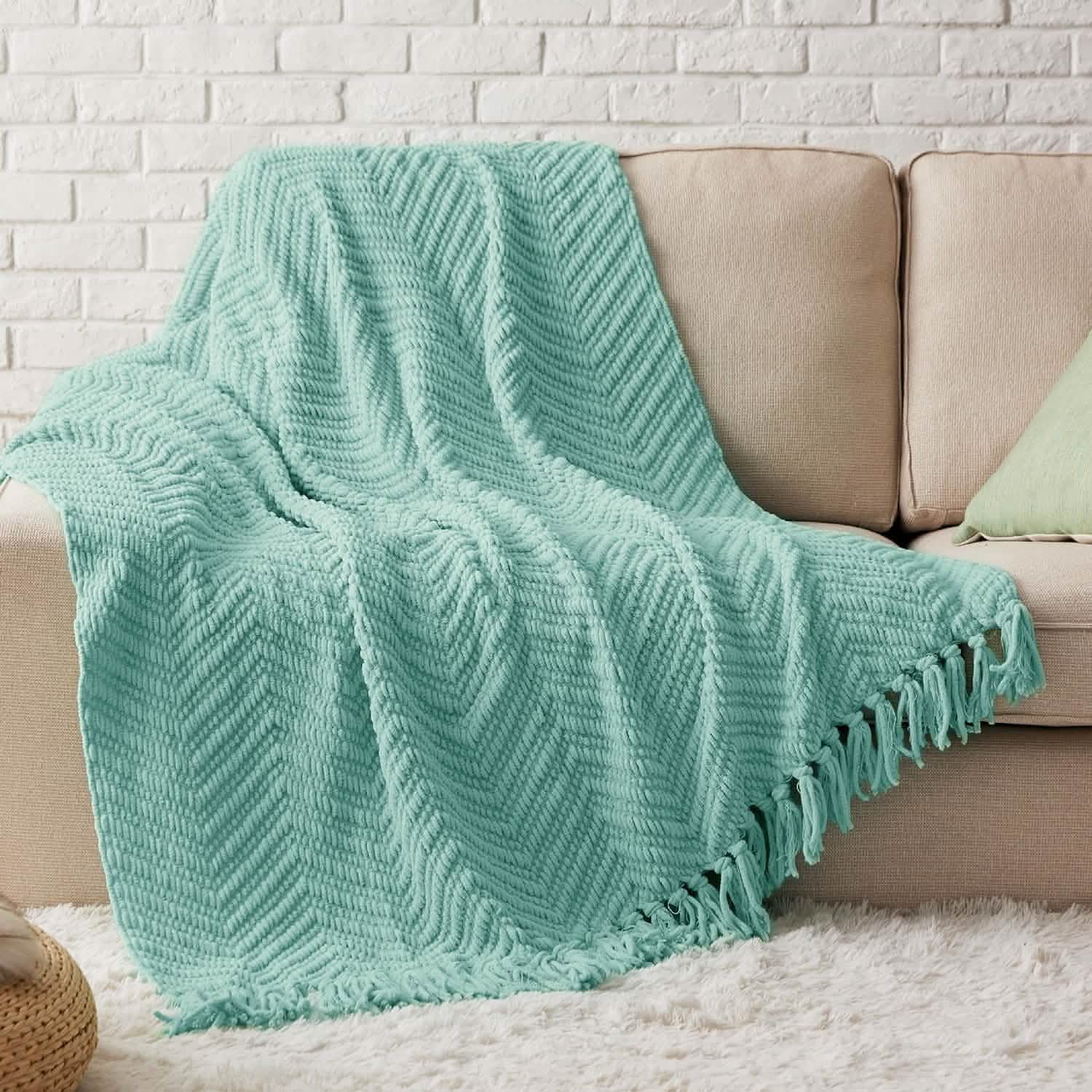 GentleSoft® GentleSoft Versatile Knit Woven Chenille Blanket