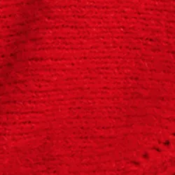 Red knit sweater with cape effect