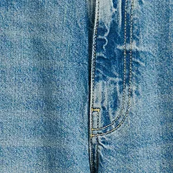Blue wide-leg jeans