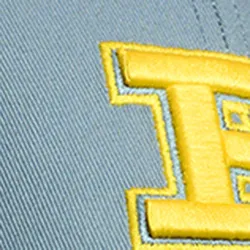 Blue embroidered baseball cap