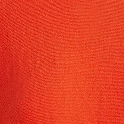 Red knit sweater with cape effect