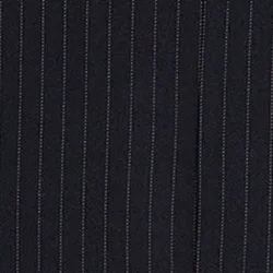 Navy blue pinstriped straight-cut maxi skirt