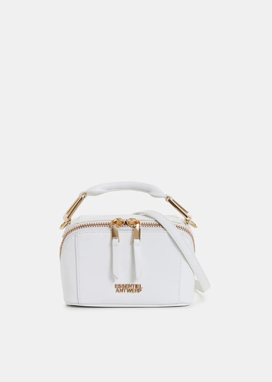 Black leather mini bag
