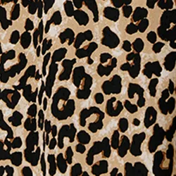 Brown leopard-print shirt