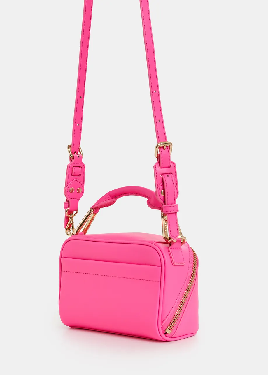 Black leather mini bag