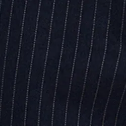 Navy blue pinstriped flared pants