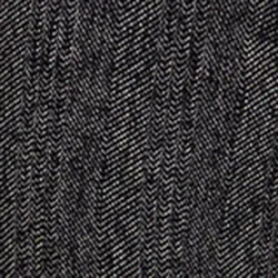 Black herringbone flared pants