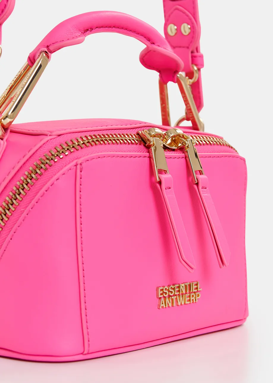 Black leather mini bag