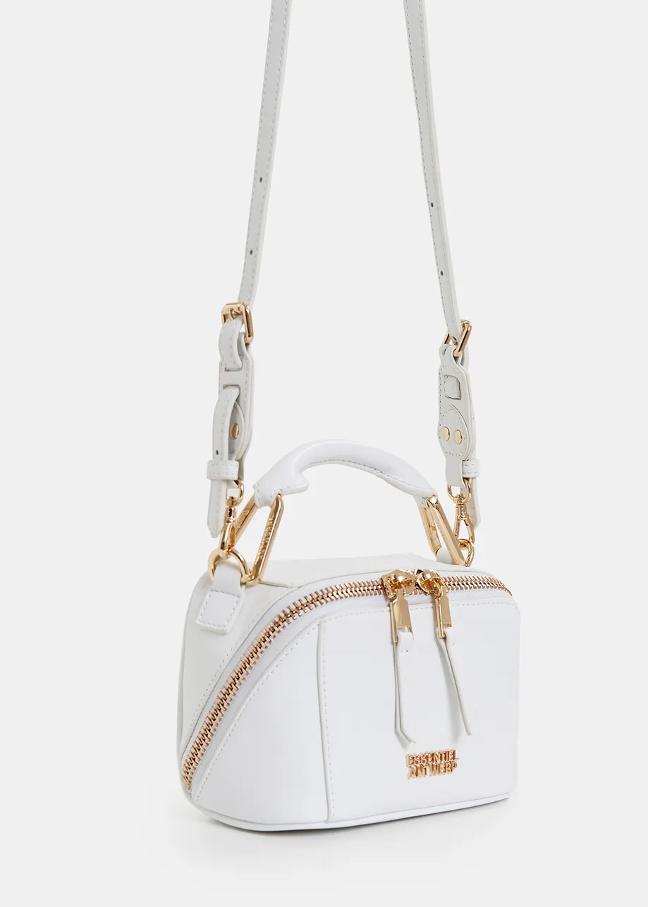 Black leather mini bag