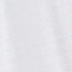 White linen V-neck T-shirt