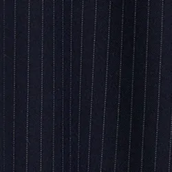 Navy blue pinstriped wide-leg pants