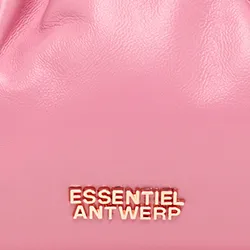 Pink leather pouch