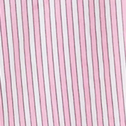 Pink and white striped cotton shirt