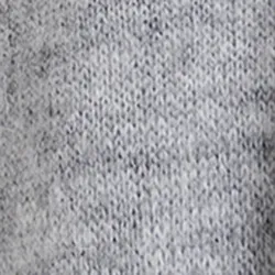 Grey knit polo sweater