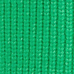 Green rib-knitted scarf
