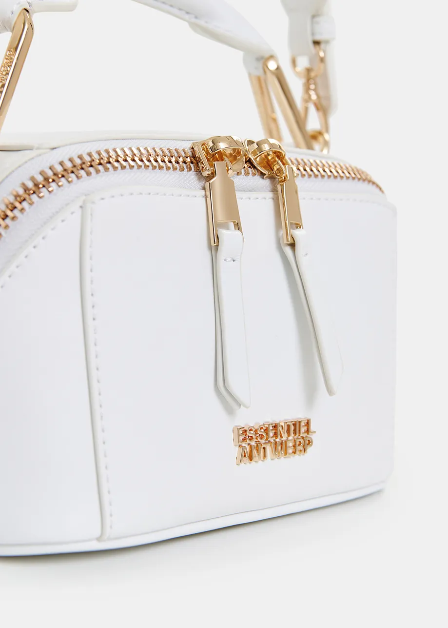 Black leather mini bag