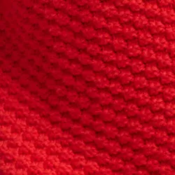 Red embellished V-neck cardigan