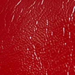 Dark red faux patent-leather shoulder bag