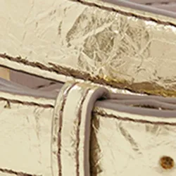 Gold metallic belt