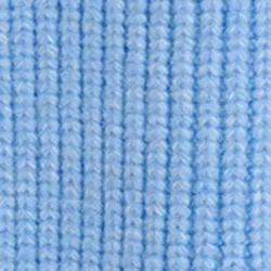 Light blue rib-knitted scarf