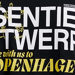 Black cotton T-shirt with print - Online exclusive