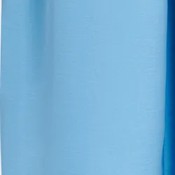 Light blue wide-leg pants with white stripes