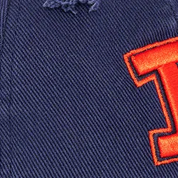 Dark blue embroidered baseball cap