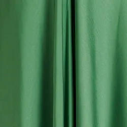 Green V-neck maxi-length dress